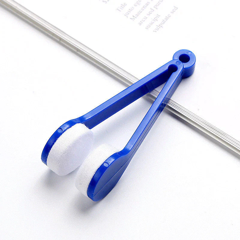 2-in-1 Microfiber Glasses Cleaning Brush
