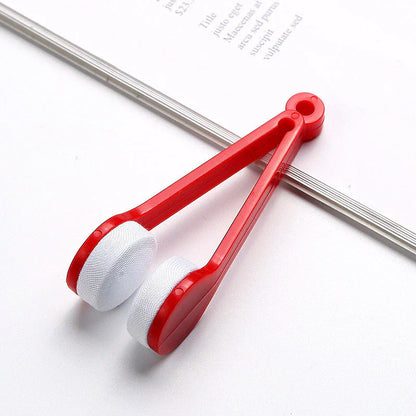 2-in-1 Microfiber Glasses Cleaning Brush